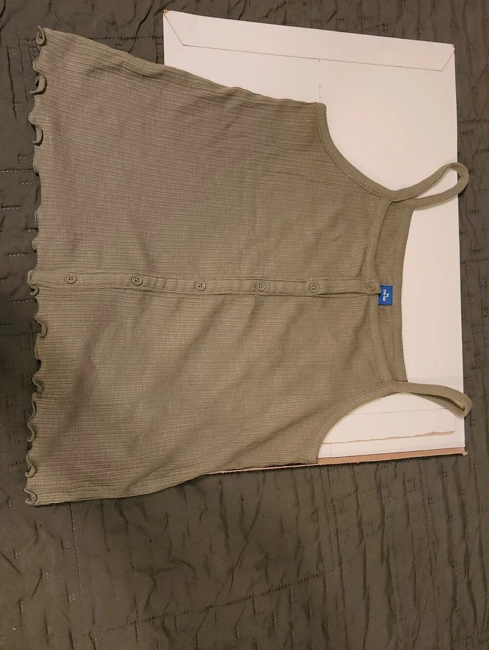 Old Navy Fitted Button-Front Tank Top for Girls